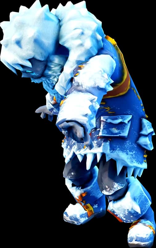 The Frostbitten, a DOSE mutant, mid attack.